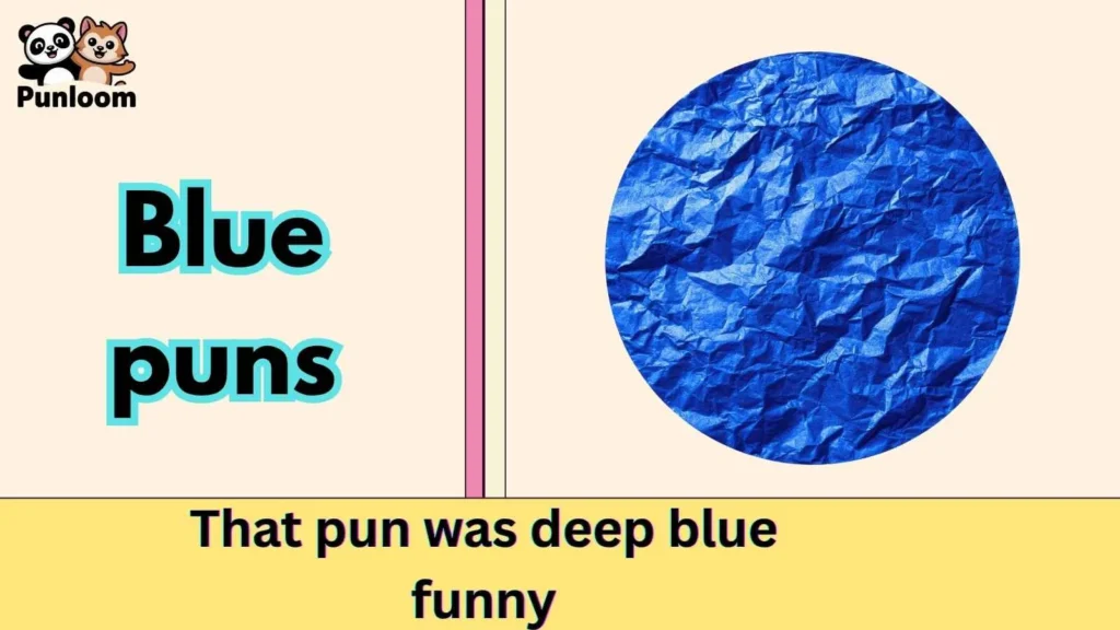 Blue puns