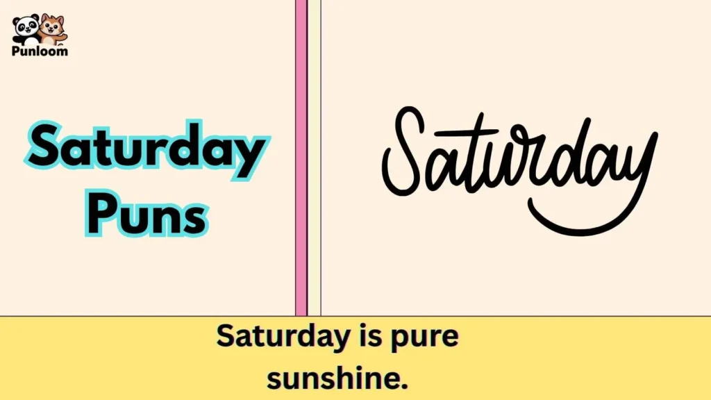 Saturday Puns